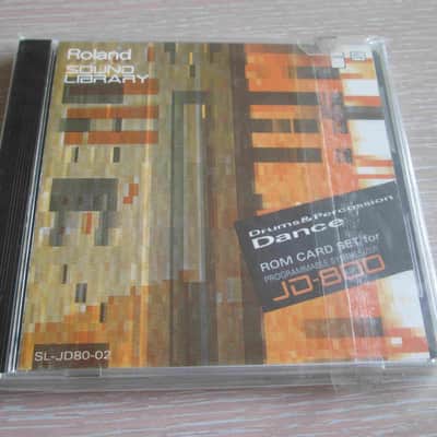 Roland JD-800 Drums&Percussion Dance–SL-JD-80-02 ROM-CARD -Roland