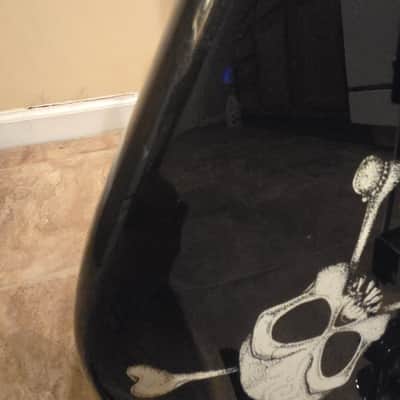 Squier MB-4 Skull Electric Bass Guitar image 10