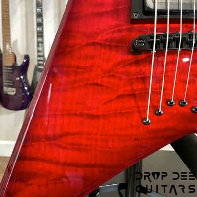 Jackson USA Custom Shop Special Edition Randy Rhoads Electric Guitar w/ Case-Trans Red Burst image 9