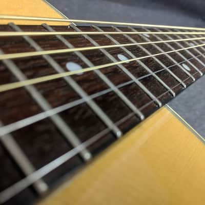 Ibanez Artwood AW12-NT Acoustic Guitar Natural Finish Solid Top Dreadnought image 8