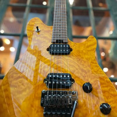 2026 EVH Wolfgang WG SS Electric Guitar Standard Baked Maple Translucent Amber image 9