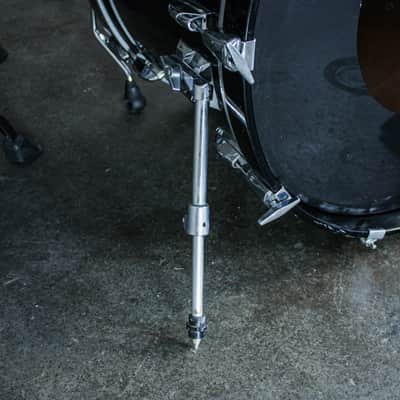 Yamaha Tour Custom Double Bass Drum Set (1985–1988) – Made in Japan – Solid Black image 17