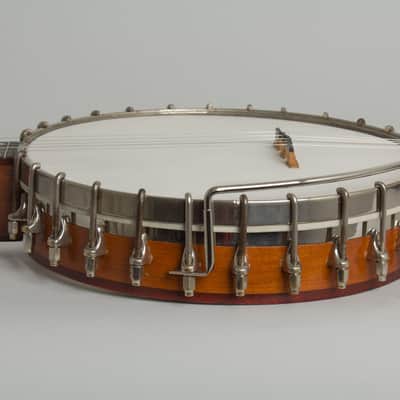 Fairbanks/Vega Senator 5 String Banjo (1920), ser. #44802, black hard shell case. image 13