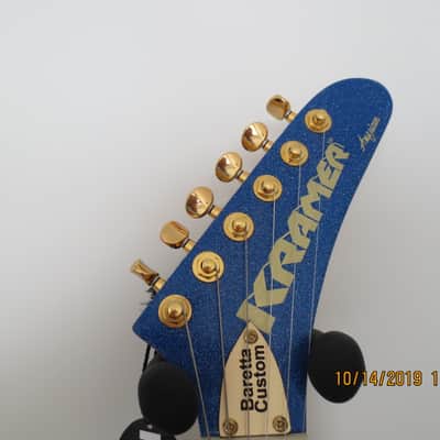 Kramer Baretta 2018 Blue Sparkle "custom" 1 of 1...TOTALL ..$349...2 weeks left ONLY! image 1