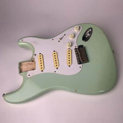Fernandez Stratocaster body Strat Billie Joe Blue Green Day image 2