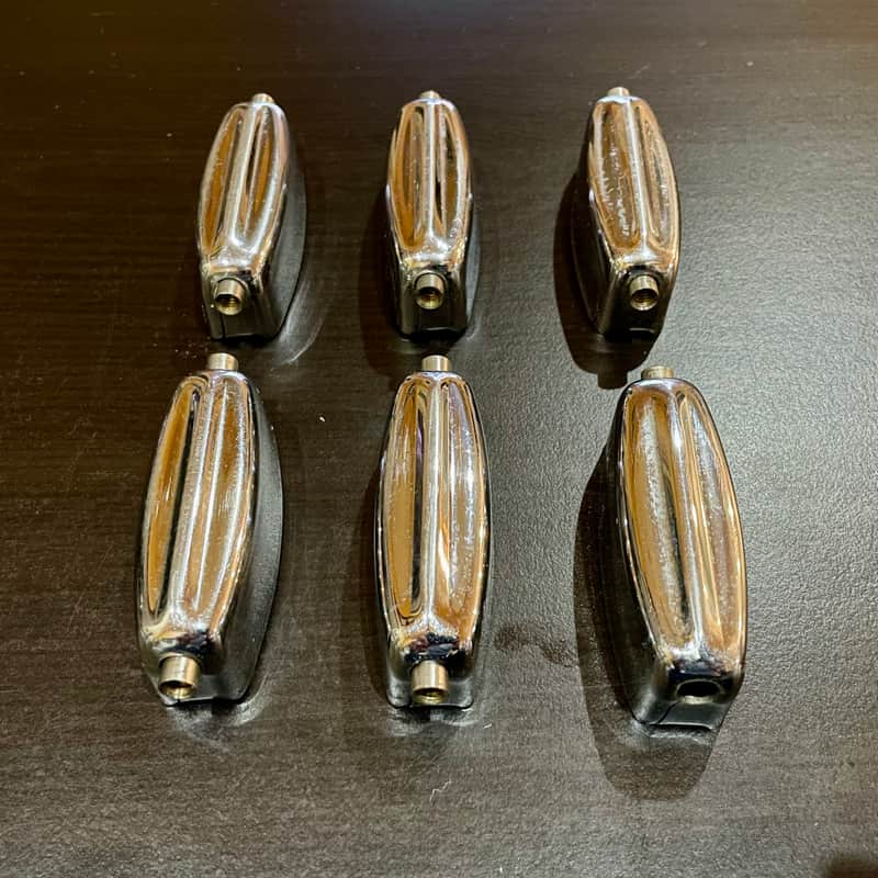 Rogers vintage “Bread and Butter” bass / snare / tom lug, 2 1/8” hole spacing, late 50s image 1