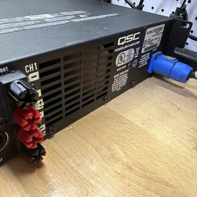 QSC PL325 Powerlight 3 Series Lightweight Rack-Mounted Power Amp 2010s - Black image 7