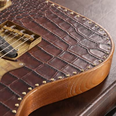 Paoletti Nancy Wine Crocodile Series Guitar 2019 image 8