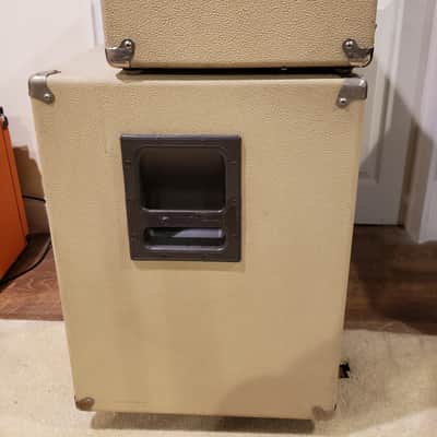 Fender Rumble Bass Custom Shop Tube Head W/ 4x10 Cabinet 2000's - Blonde with OX Blood image 4