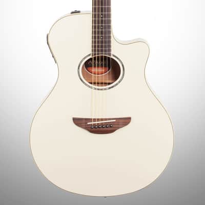 Yamaha APX-600 Acoustic-Electric Guitar, Vintage White image 1
