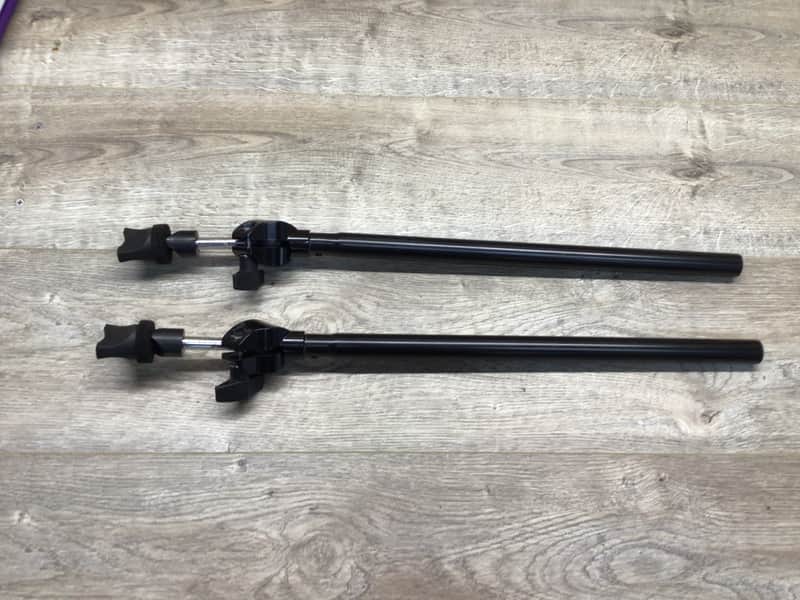 Set of 2 Roland 22" Ball Adjusting Cymbal Mounts w/ Wing Nuts, Roland Anti-Spins & Felts image 1