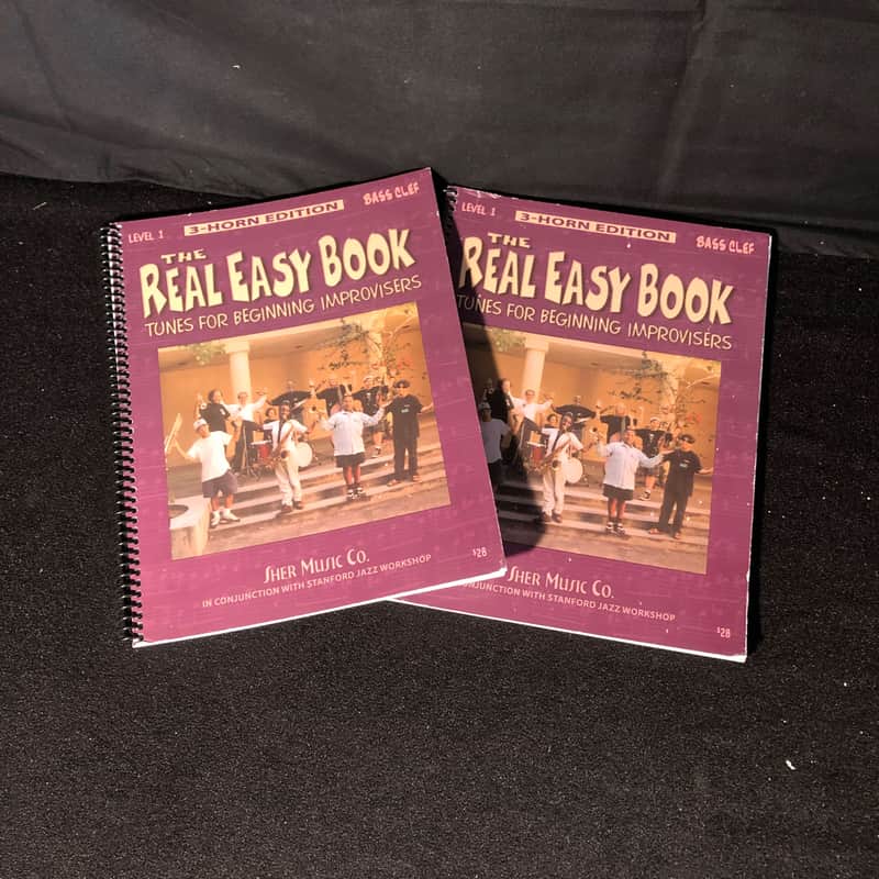 Sher Music Company 2 Books of The Real Easy Book, Level 1: Tunes for Beginning Improvisers (3-horn e image 1