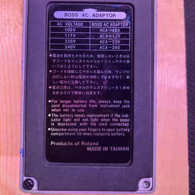 Boss CS-3 Compression Sustainer (Black Label) 1992 - 1997 - Blue image 2