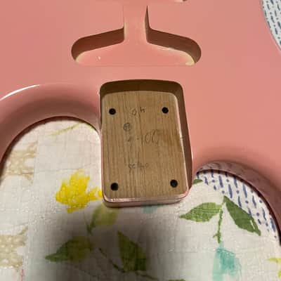 4lbs 2oz Bloom Doom Shell Pink S-Style Guitar Body image 4