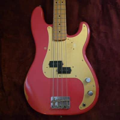 Fender Road Worn '50s Precision Bass 2009 - 2016 - Fiesta Red image 2