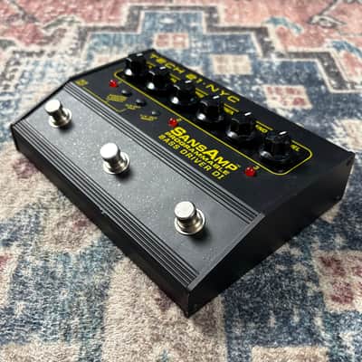 Tech 21 Sansamp Programmable Bass Driver DI Distortion Bass Guitar Effect Pedal! image 3