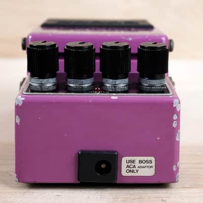 Boss BF-2 Flanger (Green Label) Purple 1985 Made in Japan MIJ image 5