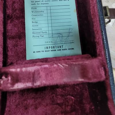1962 Gretsch Tennessean, stupid clean, OHC Dark cherry red image 19