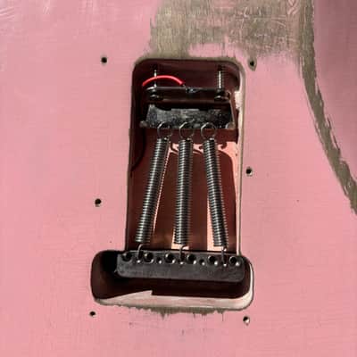 Fender Player Stratocaster Body Shell Pink Nitro Refinish image 9
