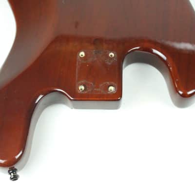 1978 Fender Jazz Bass BODY Burgundy Red Walnut ASH 3-Bolt to 4-Bolt 1970's Vintage image 16