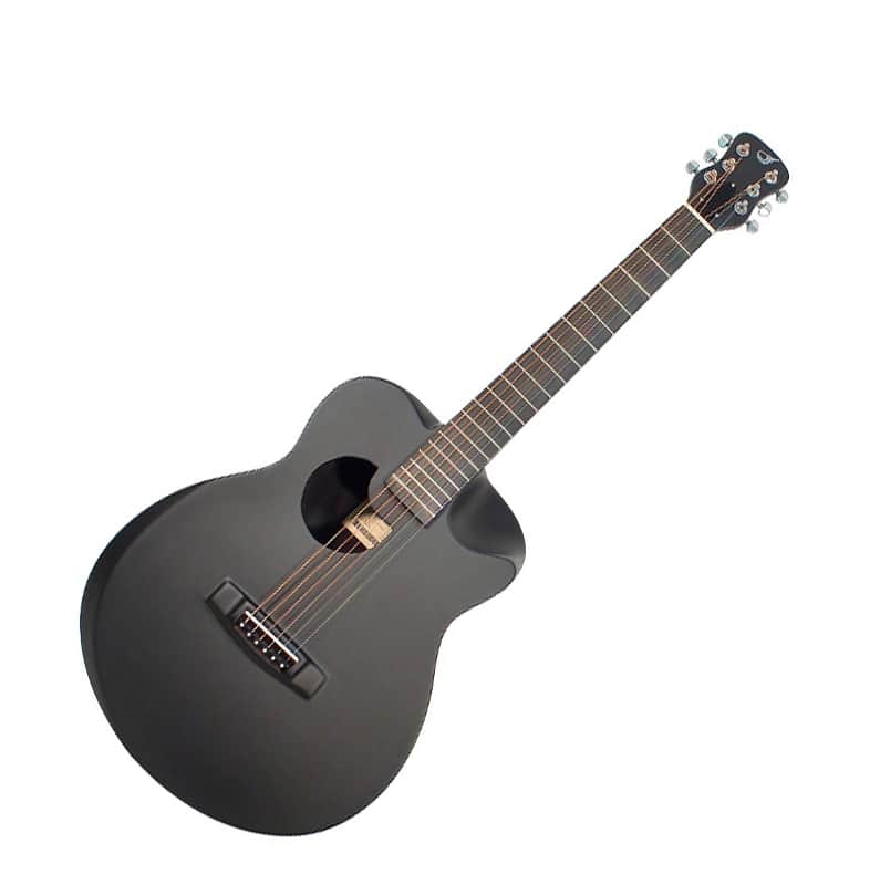 Journey Instruments RoadTrip RT661M Black Carbon Fiber Travel Guitar (B-Stock) image 1