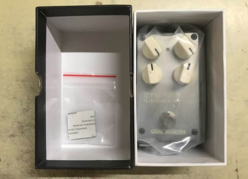 Carl Martin Tone Tweaker 12dB Boost Pedal with 3-Band Equalizer w/ Original box & paperwork image 1