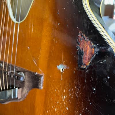 Gretsch Synchromatic Flattop Late 1940s' - Sunburst image 12