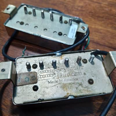 Seymour Duncan SH11 CCJ 1980's & SH4 JB Model™ pickup set- Nickle Cover image 3