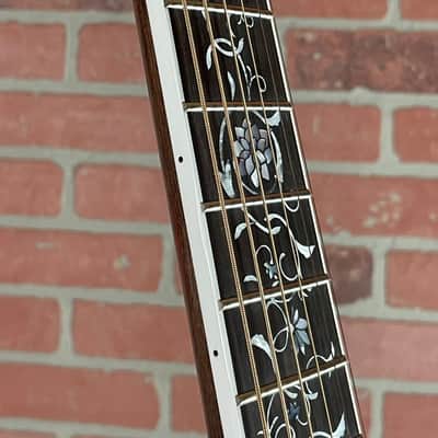 Takamine EF450C-TT TTB NEX Thermal Top Acoustic-electric Guitar - Transparent Black Burst image 7