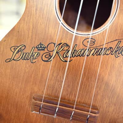 Vintage Duke Kahanamoku Soprano Ukulele from the 1950s–1960s era image 7