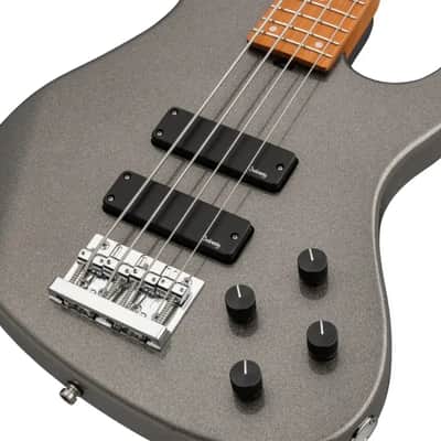 Sadowsky MetroExpress 24-Fret Modern Bass, Roasted Maple Fingerboard, 4-String - Solid Silver Metallic High Polish image 5