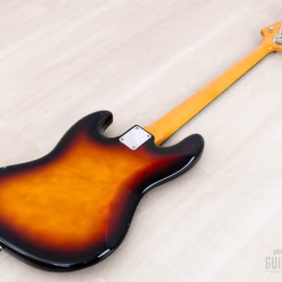 1989 Fender Jazz Bass ‘62 Vintage Reissue JB62-550 Sunburst 100% Original, Japan MIJ Fujigen image 13