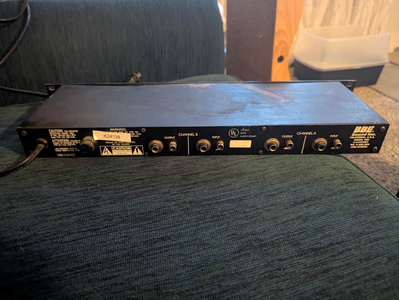 BBE 482 Sonic Maximizer 2000s - Black and Blue | Reverb