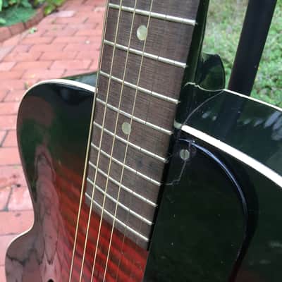Excellent Harmony Model H950 Monterey Leader 1965 Red Burst image 6