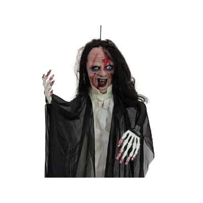 Europalms Halloween Figur Geist animiert 95cm - Halloween Decoration image 2
