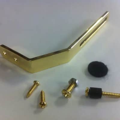 GRETSCH HOLLOWBODY GUITAR GOLD PICKGUARD BRACKET KIT & SCREWS 6120 Chet Atkins Country Gentleman image 2