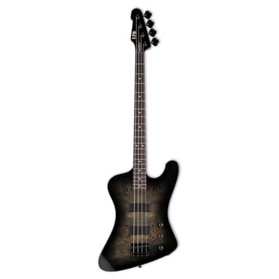 ESP LTD PHX-204DX Bass Guitar - Black Burst - B-Stock image 2