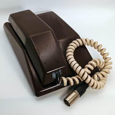 Custom Lo-Fi Telephone Microphone - Northern Electric Contempra 1970’s Handset - Brown image 1