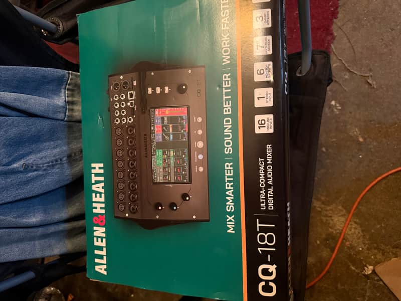 Allen &Heath cq18t Digital Mixer 2023 - Present - Black image 1