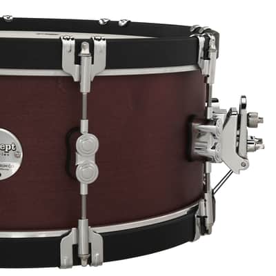 PDP Concept Classic 6.5x14 Ebony Stain Snare Drum with Ebony Stain Wood Hoops image 2