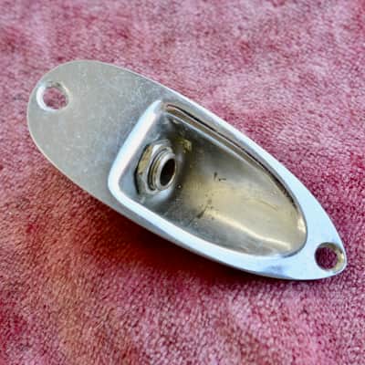 Vintage 1960's Fender Stratocaster Output Jackcup Jack Pre-CBS Strat 1964 image 2