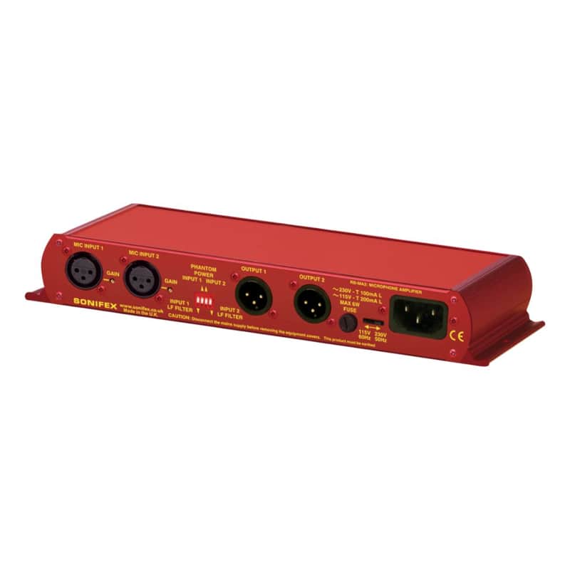 Sonifex RB-MA2 Dual Microphone Amplifier *USA Small Business* image 1