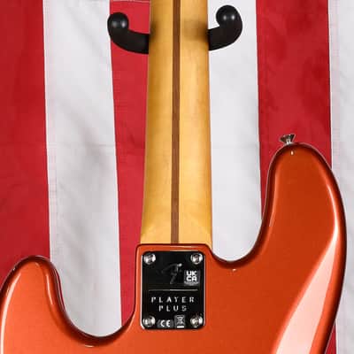 Fender Player Plus Active Jazz Bass - Aged Candy Apple Red Bild 6