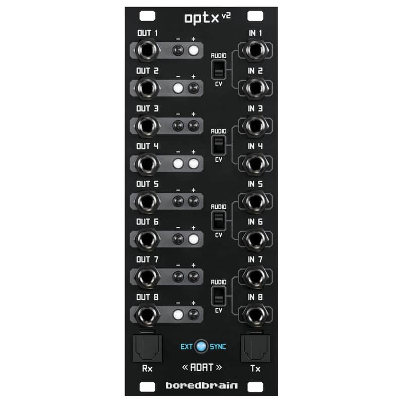 Boredbrain Optx v2 ADAT Optical Converter Eurorack Module image 1