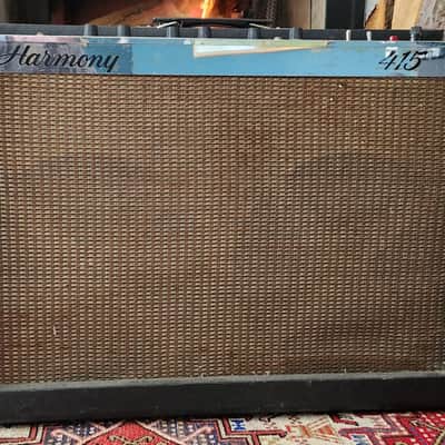 RARE! Harmony H415 Combo Amp 212 w/ Jensens 18 Watt 1966-68 USA image 20