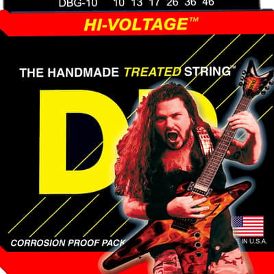 DR DBG-10 Dimebag Darell Signature Nickel-Plated Electric Guitar Strings - Medium (10-46)