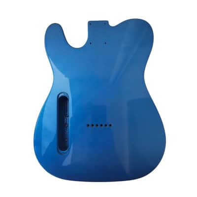 Blue Metallic HH Alder Wood Telecaster Tele Style Guitar Body DIY Project image 4