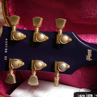 Gibson Custom Les Paul Custom Figured Hand Selected Top 2016 - Aqua Blue image 16
