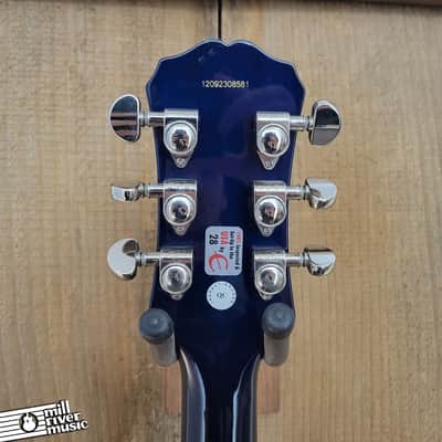 Epiphone Les Paul Standard Plus 2012 Blue Burst Used image 6