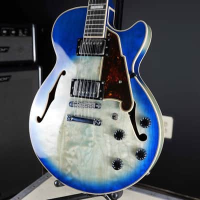 D'Angelico Premier SS Boardwalk Blue Burst image 3